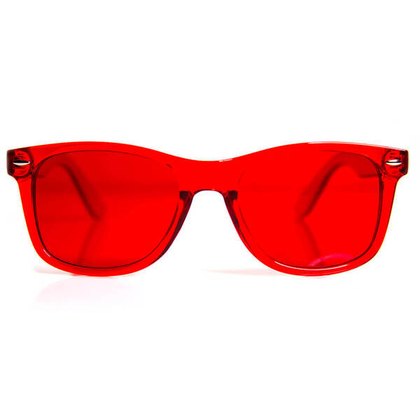 Red Color Therapy Glasses