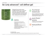 Be Curly Advanced Coil Definer Gel 250ml