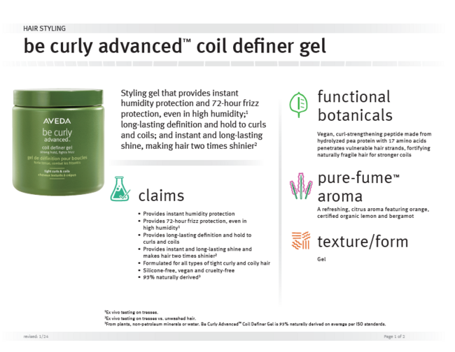 Be Curly Advanced Coil Definer Gel 250ml