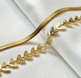 Herringbone Gold Necklace