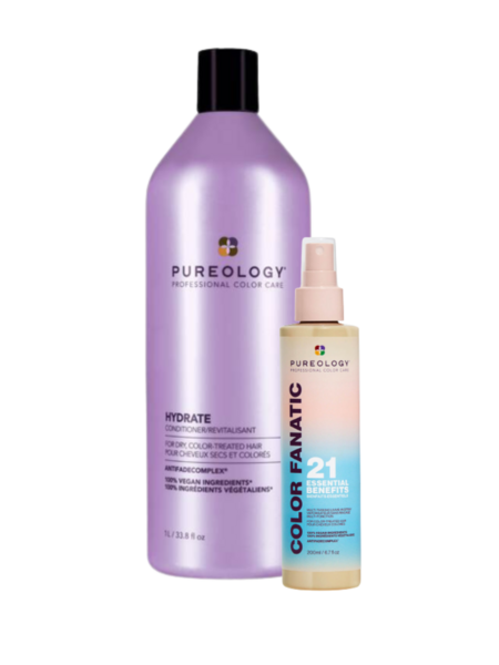 Purology Hydrate Conditioner Liter + FREE Color Fanatic 6.7 oz Spray