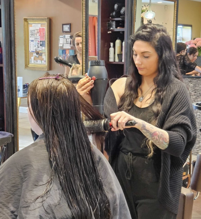 *MEMBER SPECIAL PRICING - Haircut or Blow Out with Hot Tool Finish AND Single Process Regrowth