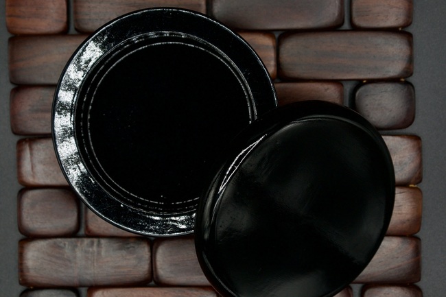 Black Mango Wood Shaving Bowl