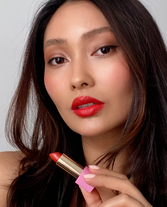 * Fire Engine Red Whipped Matte Formula