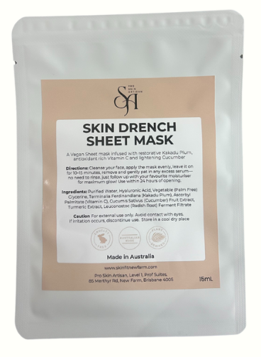 Skin Drench Sheet Mask x 2 PACK