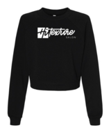 Hi Texture Cropped Sweatshirt