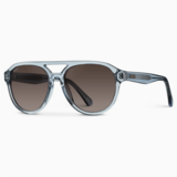 WMP Eyewear | Sterling Aviator Polarized Denim Blue/Brown