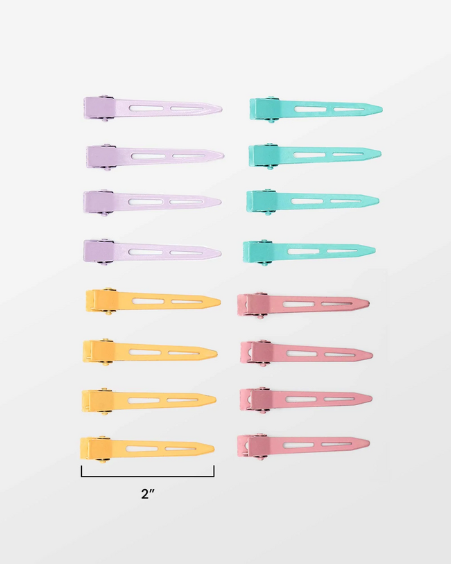 16 - Metal Hair Clips