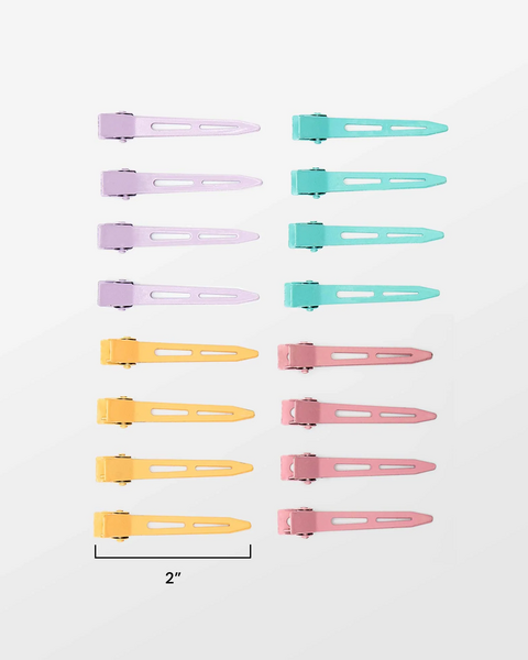 16 - Metal Hair Clips